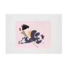 keeeeeep smilingの働く気のない猫ジジ　Jiji’s delivery service Stickable Poster :horizontal position