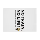 Train Kids! SOUVENIR SHOPのNO TRAIN, NO LIFE ! Stickable Poster :horizontal position