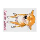 Atelier-Queueの笑う柴犬 Stickable Poster :horizontal position