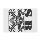 Ａ’ｚｗｏｒｋＳのSKULL&BONE TRIBAL GRUNGE BLK Stickable Poster :horizontal position