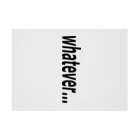 Pat's Worksのwhatever... どうでもいい… Stickable Poster :horizontal position