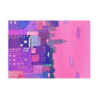 247_Zsの夜明けのねこ Stickable Poster :horizontal position