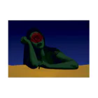 UrGRitterのROSE IN THE DESERT Stickable Poster :horizontal position