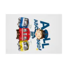 Train Kids! SOUVENIR SHOPの出発進行( All aboard ) ! Stickable Poster :horizontal position