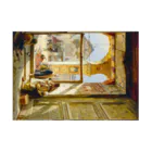 世界の絵画アートグッズのグスタフ・バウエルンファイント《ダマスカスのモスクの入り口》1890年 吸着ポスターの横向き