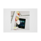 ねぎとろのはんばーがー Stickable Poster :horizontal position