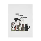 keeeeeep smilingのチョキを習得した猫 Stickable Poster