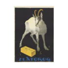 YS VINTAGE WORKSのユーゴスラビア　1920年代　山羊ヤギ 吸着ポスター