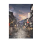 インスピレーションshopの日本の街並み 吸着ポスター