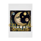 Mellow-Skyの「Celestial Smiles（天空の微笑み）」 吸着ポスター