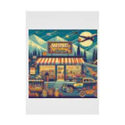 MOONY'S Wine ClosetのRetro Snow Mountain Wine Stickable Poster