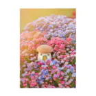 nichinichi_kore_iyashiのお花畑の中の小人の家 Stickable Poster