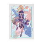 のびのびの多視点少女 Stickable Poster