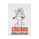 ナカガワ サトルのourrockrecords@chicken 吸着ポスター