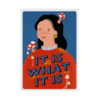 Ran KobayashiのIT IS WHAT IT IS Stickable Poster