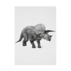 segasworksのTriceratops(drawing) 吸着ポスター