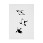 アツミの泳ぐペンギン Stickable Poster