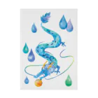 コンドル・シルバ -condor silva-のYang（陽）--風水画-水の龍 吸着ポスター