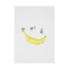 ホームタウンスター　Hometown Star のバナナスマイリー　Banana Smiley Stickable Poster