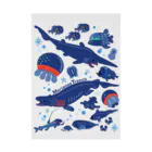 みなとまち層のマリアナ海溝の深海生物たち Stickable Poster