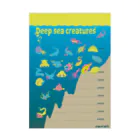 cementmilk WEBショップのDeep sea creatuers Stickable Poster