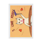 KIRARIの夢色雑貨屋さんの「I　LIKE　FISH！」 Stickable Poster