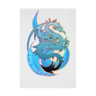 Ａ’ｚｗｏｒｋＳのBLUE DRAGON Stickable Poster