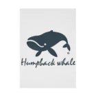 Atelier Pomme verte のHumpback whale22 Stickable Poster