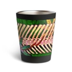 segasworksの恐竜の骨と大昔の植物 Thermo Tumbler