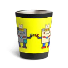 2Dうさぎの2Dうさぎ ロボタンブラー Thermo Tumbler