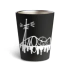 ASHINO official goodsのシティロゴ タンブラー 黒 Thermo Tumbler