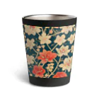 Wearing flashy patterns as if bathing in them!!(クソ派手な柄を浴びるように着る！)の和柄その1 Thermo Tumbler