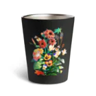 喫茶角砂糖の夕暮れの花畑 Thermo Tumbler