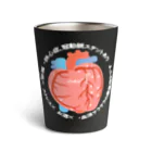 雁花工房（寄付アイテム販売中です）の心電図（正常）白 Thermo Tumbler
