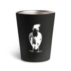 レモンズの野性の眼差し (白) Thermo Tumbler