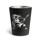 lblのシャウトしている猫 Thermo Tumbler