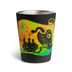 Nature Art GalleryのNature Art Gallery　ミミヒダハゲワシ Thermo Tumbler