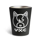 VIRTUAL CROSSのShiba Logo white  サーモタンブラー