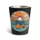 akicamの富士山とキャンプ Thermo Tumbler