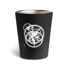 ©satch  [SHEAVESMUSIC/littlesheave]の時計W縦「足跡を残して」より　©satch Thermo Tumbler