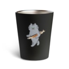 SUIMINグッズのお店の盗んだ焼きサンマと歩き出すねこ Thermo Tumbler