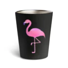 リリラレのフラミンゴ🦩文字なし Thermo Tumbler