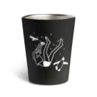 つまようじSHOPのfall 白 Thermo Tumbler