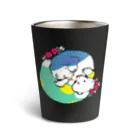 mya-mya=MIYA JUNKO's shop 02のクマとクマでぐるぐる Thermo Tumbler