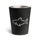 サメ わりとおもいのわりとシンプルなサメ2021白線 Thermo Tumbler