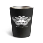 kitaooji shop SUZURI店のBrahmaea japonica　white Thermo Tumbler