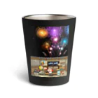 Yukiの黄色いヤツの花火の夜 Thermo Tumbler