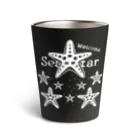 イラスト MONYAAT のバックプリント Welcome!ヒトデ*B Thermo Tumbler