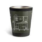 木林きききのトマソン建築タンブラー Thermo Tumbler