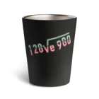 I LOVE YOU STORE by Hearkoのよく見ると I love you（パステル） Thermo Tumbler